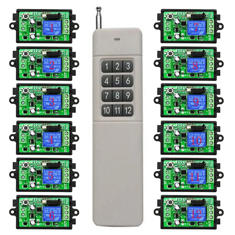 3000M Long Range DC12V 24V 1CH RF Wireless Remote Control Relay Switch light /lamp/ Garage Doors shutters projection screen
3000M Long Range DC12V 24V 1CH RF Wireless Remote Control Relay Switch light /lamp/ Garage Doors shutters projection screen