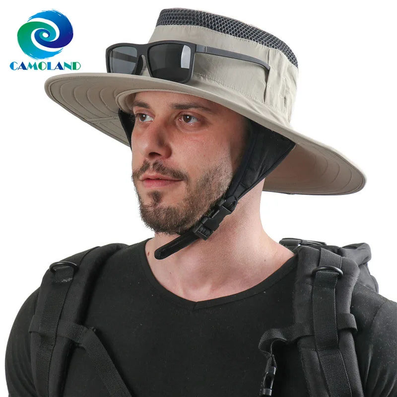 CAMOLAND Outdoor Sunscreen Hat for Men Women Casual Glasses Frame Sunshade Hat Waterproof UV Resistant Cowboy Fisherman Hat
CAMOLAND Outdoor Sunscreen Hat for Men Women Casual Glasses Frame Sunshade Hat Waterproof UV Resistant Cowboy Fisherman Hat