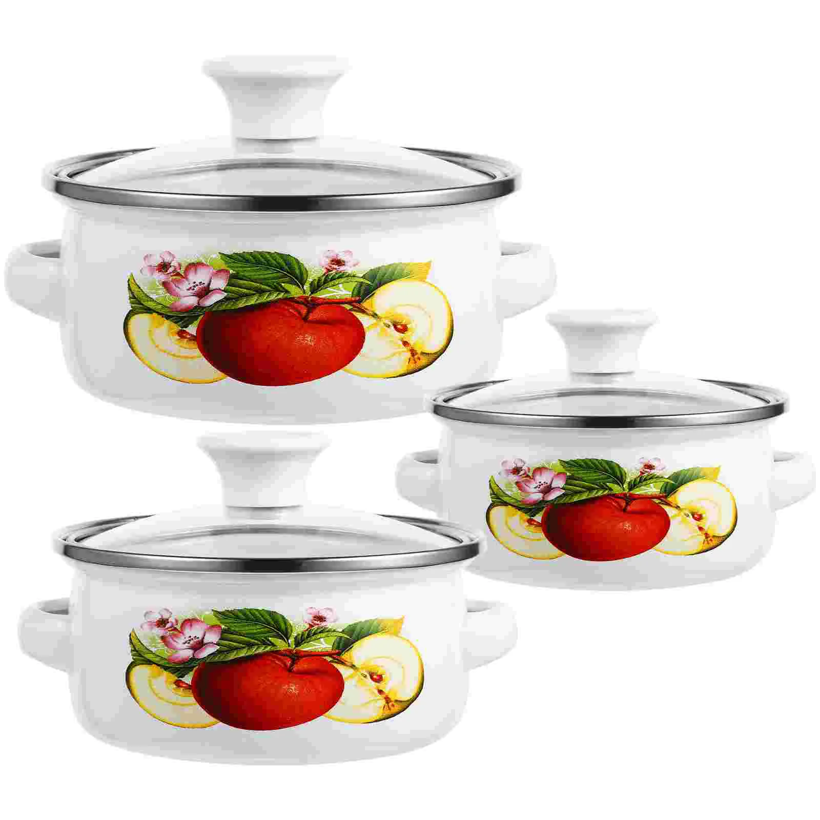 Enamel Pot Milk Small Convenient Stockpot Pots Vintage Cooking Enamelware Pan with Handle
Enamel Pot Milk Small Convenient Stockpot Pots Vintage Cooking Enamelware Pan with Handle