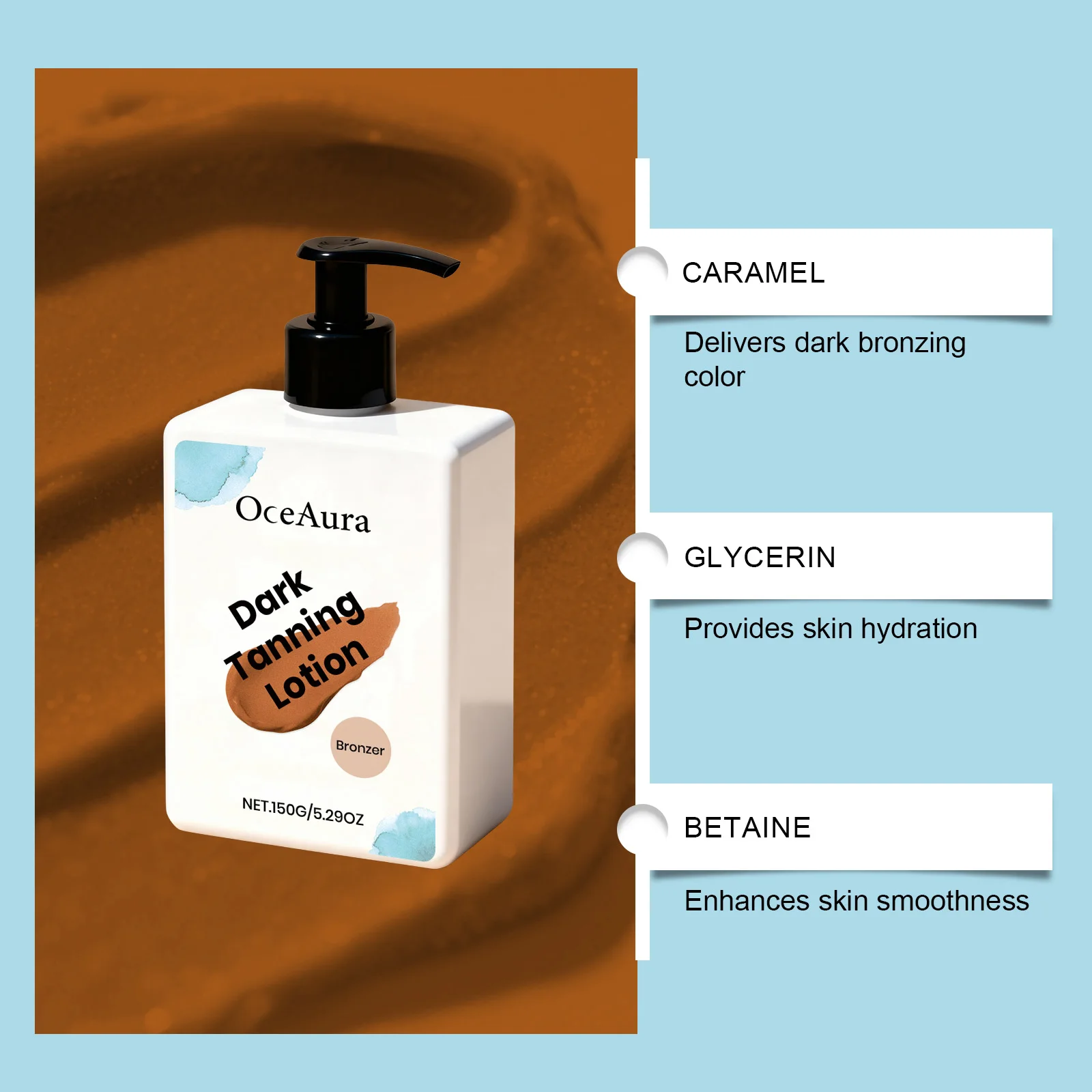 Self Tanner Tanning Cream for Sunbeds Outdoor Sun Natural Tan Bronzer for Glowing Skin Moisturizing Sun Tanner Summer Essential 7 S8cd1aa13a9e341968bb513db690cf42bR