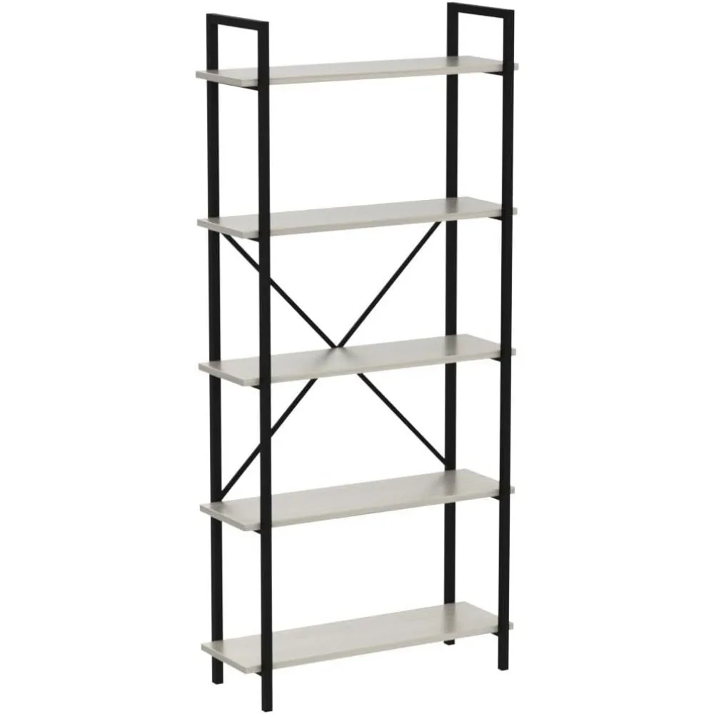 Vlsrka 5 Tier Industrial Bookshelf with 3 LED Lights,Tall Bookshelf Large Etagere Bookshelf Open Display Shelves Wood
Vlsrka 5 Tier Industrial Bookshelf with 3 LED Lights,Tall Bookshelf Large Etagere Bookshelf Open Display Shelves Wood
