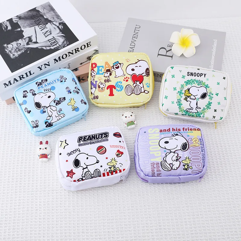 Kawaii Cartoon Snoopy Sanitary Napkin Cute Storage Bag Portable Sanitary Napkin Storage Small Bag Student Girl Portable Bag
Kawaii Cartoon Snoopy Sanitary Napkin Cute Storage Bag Portable Sanitary Napkin Storage Small Bag Student Girl Portable Bag