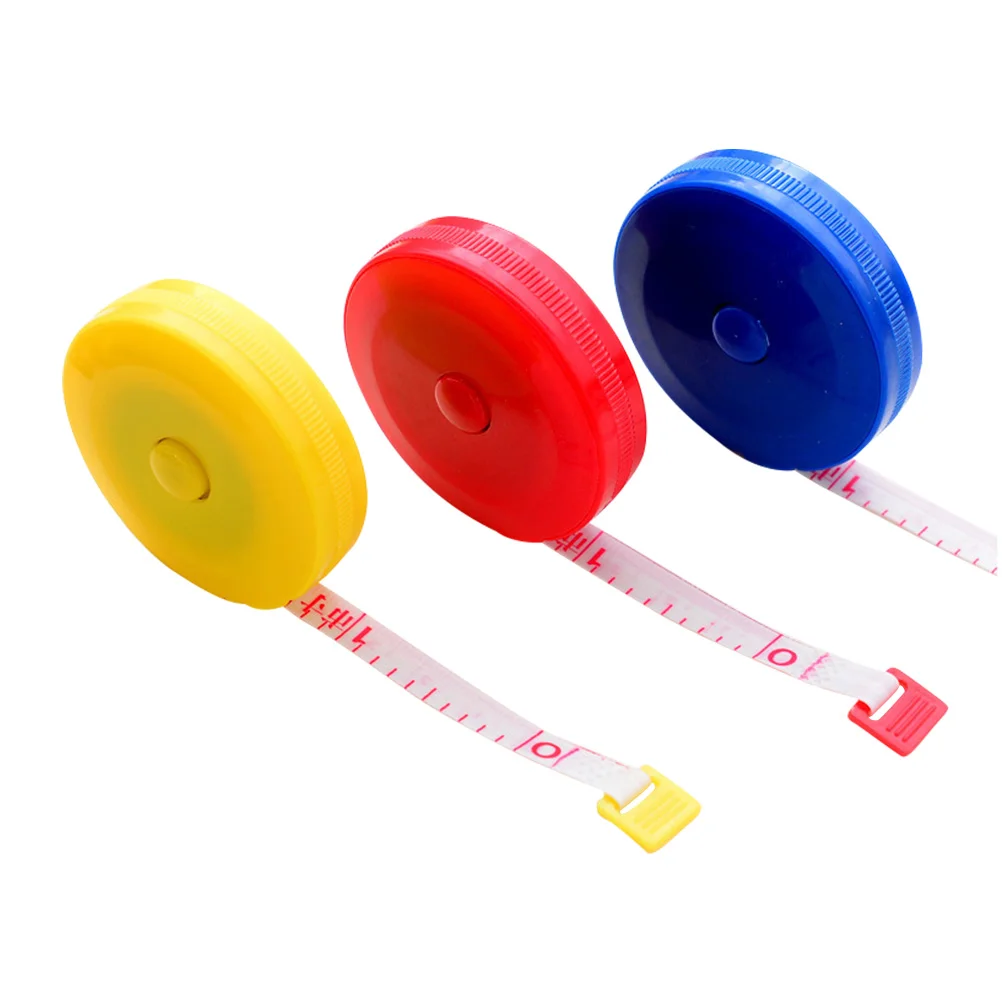 Tape Measure Sewing Measuring Tape Body Measuring Tape 15M Red/ Blue/ Yellow Retractable Measurement ( 3pcs )
Tape Measure Sewing Measuring Tape Body Measuring Tape 15M Red/ Blue/ Yellow Retractable Measurement ( 3pcs )