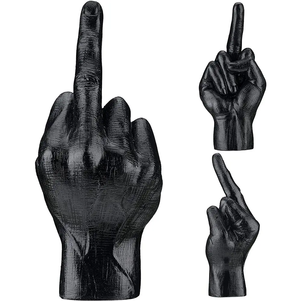 Personalized Middle Finger Statue Ornament Home Desk Decoration Accessories Resin Craft Desktop Figurines Living Room Decor
Personalized Middle Finger Statue Ornament Home Desk Decoration Accessories Resin Craft Desktop Figurines Living Room Decor