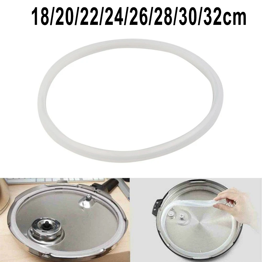 18-32cm Pressure Cooker Seal Ring Replacement Clear Silicone Rubber O Ring Cooking Gasket Kithchen Pressure Cooker Universal
18-32cm Pressure Cooker Seal Ring Replacement Clear Silicone Rubber O Ring Cooking Gasket Kithchen Pressure Cooker Universal