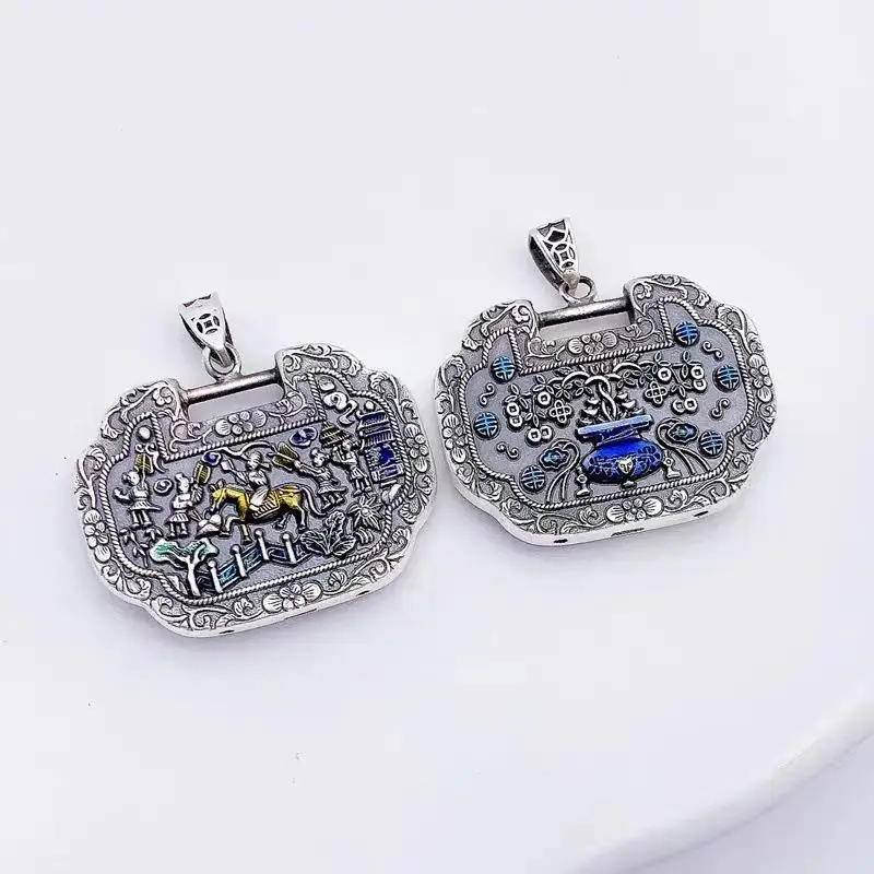 Burn Blue Long Life Lock Necklace Baby Girl Pendant Safety Lock Sweater Chain Vintage Lock Adult
Burn Blue Long Life Lock Necklace Baby Girl Pendant Safety Lock Sweater Chain Vintage Lock Adult