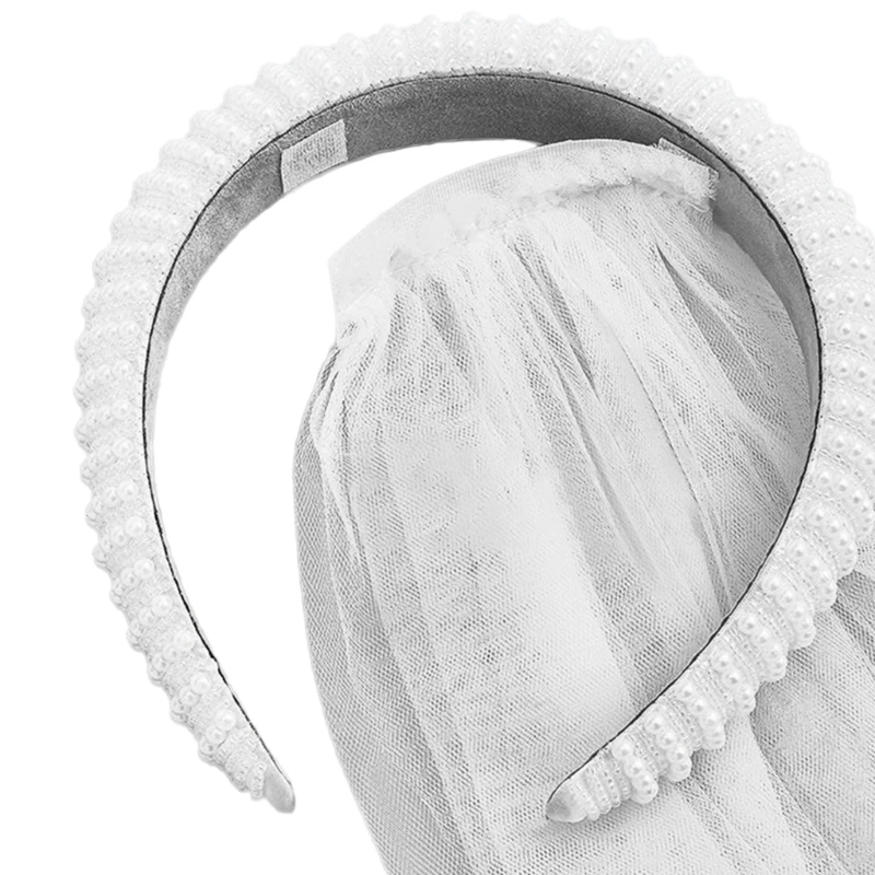 Pearls Lady Hair Hoops Headband Pageant Prom Headband Bridal Veil Tulle Full Pearls Hairband Bridal Headpiece
Pearls Lady Hair Hoops Headband Pageant Prom Headband Bridal Veil Tulle Full Pearls Hairband Bridal Headpiece