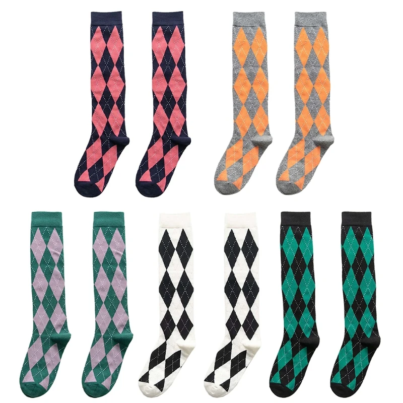 Женские осенние хлопковые гольфы в японском консервативном стиле, винтажные контрастные цвета, студенческие чулки в клетку с
Женские осенние хлопковые гольфы в японском консервативном стиле, винтажные контрастные цвета, студенческие чулки в клетку с