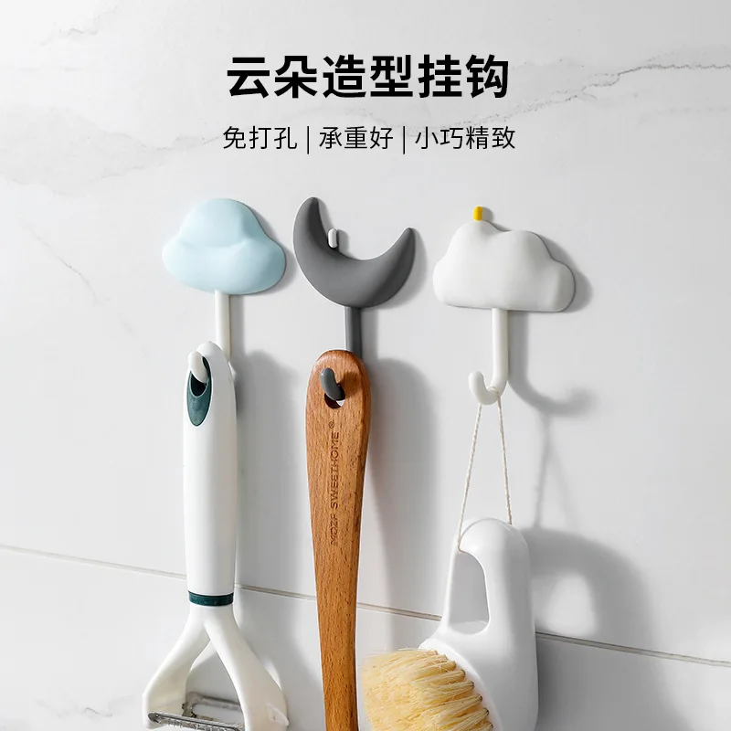 3PCS Simple Strong Adhesive Wall Hanging Wall Non-marking Load-bearing Bathroom Kitchen Hooks Sticking No-punch Sticky Hooks 
3PCS Simple Strong Adhesive Wall Hanging Wall Non-marking Load-bearing Bathroom Kitchen Hooks Sticking No-punch Sticky Hooks