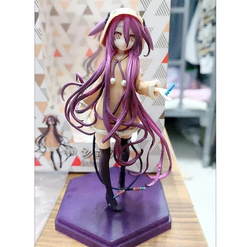 

New 18cm Anime No Game No Life Action Figure Shuvi Dola Mechanical Girl Shiro Sora Kawaii Girl Doll Collectible Model Toy Gift
