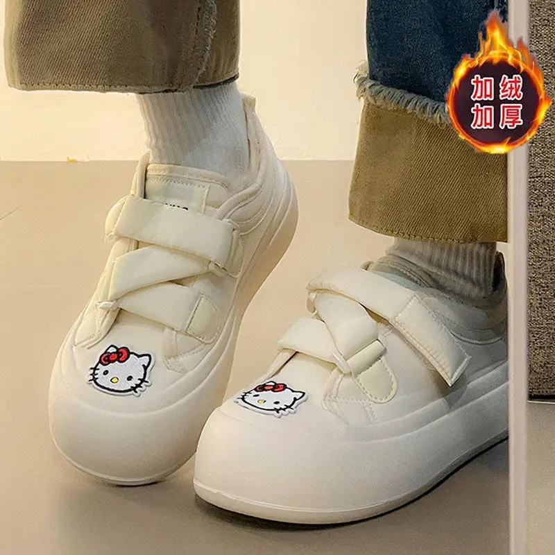 Sanrio Hello Kitty Boots Kawaii Cute Anime Cartoon Autumn Winter Student's Waterproof Thick Bottom Non-Slip Sneakers Girls Gifts
Sanrio Hello Kitty Boots Kawaii Cute Anime Cartoon Autumn Winter Student's Waterproof Thick Bottom Non-Slip Sneakers Girls Gifts