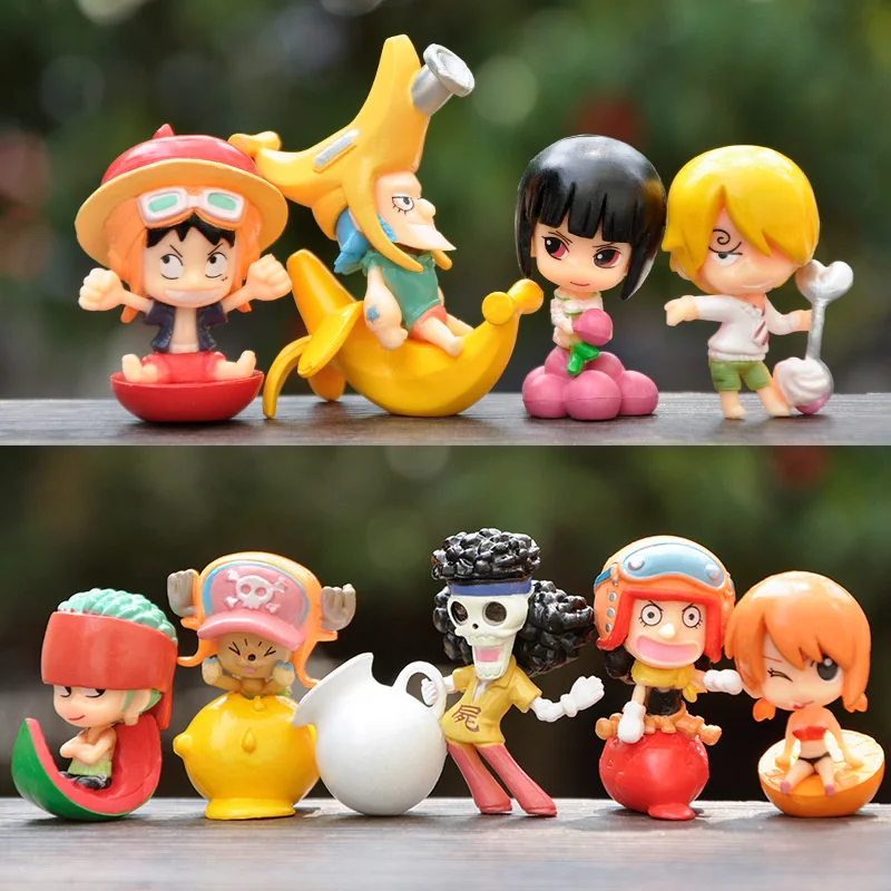 9PCS ONE PIECE Anime Figure Roronoa Zoro Luffy Cute Anime Cartoon Action Figuras Collection Model Toys Kawaii for Children Kid
9PCS ONE PIECE Anime Figure Roronoa Zoro Luffy Cute Anime Cartoon Action Figuras Collection Model Toys Kawaii for Children Kid