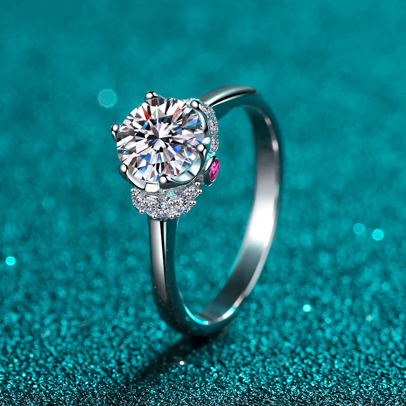 925 Sterling Silver D Color Moosanstone wedding Ring Cubic Diamond Women's Premium Jewelry ring promises eternal romantic ring f
925 Sterling Silver D Color Moosanstone wedding Ring Cubic Diamond Women's Premium Jewelry ring promises eternal romantic ring f