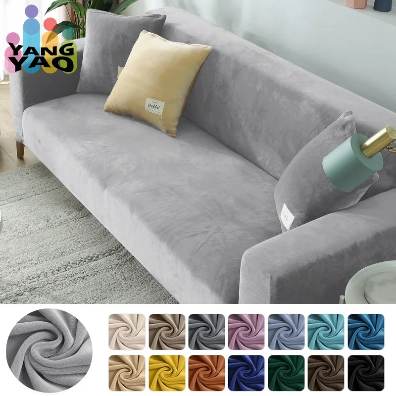 Velvet Elastic Sofa Covers 1/2/3/4 Seats Solid Couch Cover L Shaped Sofa Cover Protector Bench Covers
Velvet Elastic Sofa Covers 1/2/3/4 Seats Solid Couch Cover L Shaped Sofa Cover Protector Bench Covers