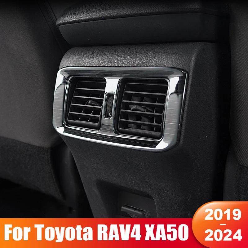 For Toyota RAV4 XA50 2019 2020 2021 2022 2023 2024 Hybrid Car Rear Air Conditioning Vent Outlet Cover Stainless Accessories
For Toyota RAV4 XA50 2019 2020 2021 2022 2023 2024 Hybrid Car Rear Air Conditioning Vent Outlet Cover Stainless Accessories