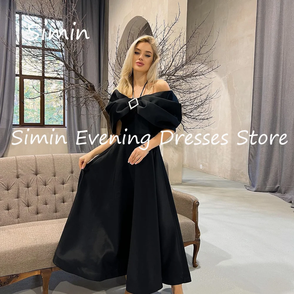 Simin Satin Off-the-shoulder A-line Ruffle Saudi Formal Prom Gown Ankle-length Arab Evening Elegant Party dresses for women 2023
Simin Satin Off-the-shoulder A-line Ruffle Saudi Formal Prom Gown Ankle-length Arab Evening Elegant Party dresses for women 2023