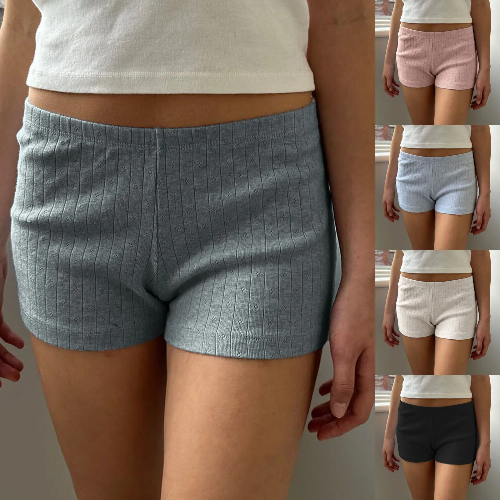 Summer Women Lounge Shorts Elastic Waist Solid Slim FIt Pajama Shorts Summer Sleepwear Loungewear
Summer Women Lounge Shorts Elastic Waist Solid Slim FIt Pajama Shorts Summer Sleepwear Loungewear