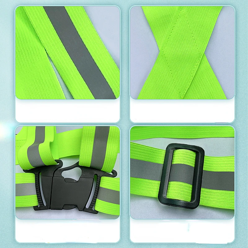 Elastic Strap Reflective Adjustable Night Safety Cycling Running Transportation Vest
Elastic Strap Reflective Adjustable Night Safety Cycling Running Transportation Vest