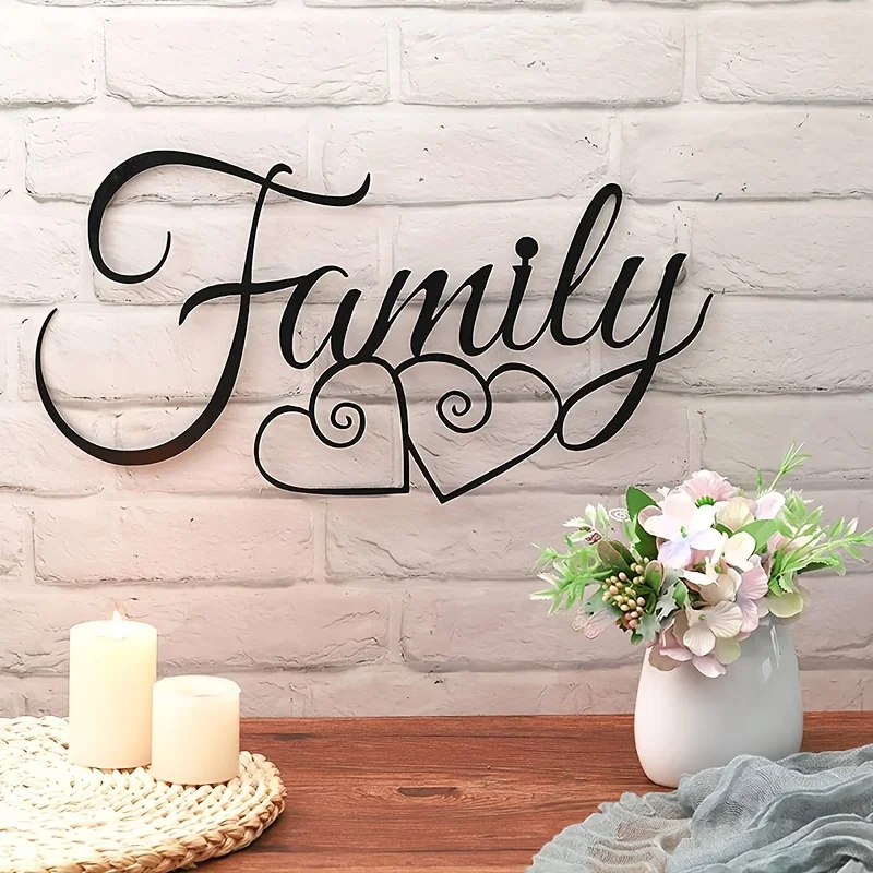 1pc Family Wall Decor - Metal Sign for Home,Dining Room, Kitchen, and Door - Perfect for Showcasing Your Family's Love and Unity
1pc Family Wall Decor - Metal Sign for Home,Dining Room, Kitchen, and Door - Perfect for Showcasing Your Family's Love and Unity
