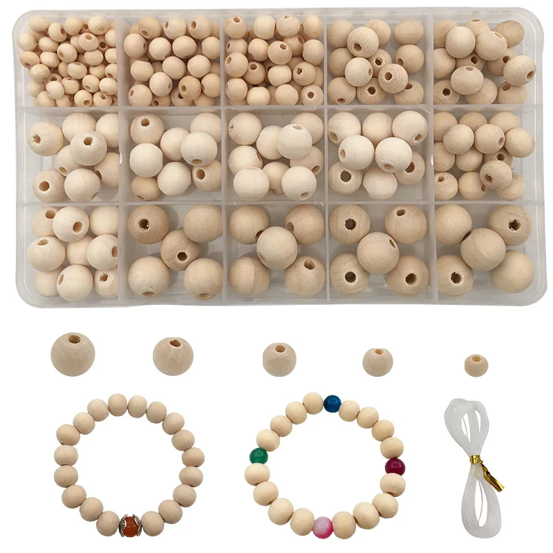 MEETSOFT 220PCS Wood Color Wooden Beads Ball Loose Beads Charms of DIY Handmade Making Supplies Bracelet with Line Box Wholesale
MEETSOFT 220PCS Wood Color Wooden Beads Ball Loose Beads Charms of DIY Handmade Making Supplies Bracelet with Line Box Wholesale