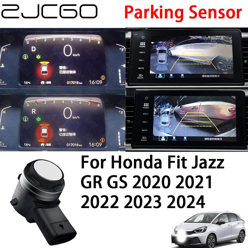 ZJCGO Front Rear Reverse Parking Sensor Assistance Backup Radar Buzzer System for Honda Fit Jazz GR GS 2020 2021 2022 2023 2024
ZJCGO Front Rear Reverse Parking Sensor Assistance Backup Radar Buzzer System for Honda Fit Jazz GR GS 2020 2021 2022 2023 2024