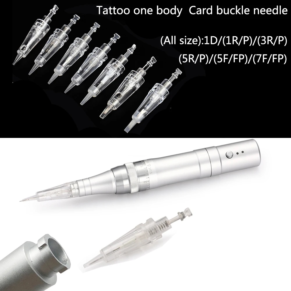 

20pcs professional Bayonet Cartridge Needle 1D 1R 2R 3R 3F 5R 5F 7R 7F Device Permanent Makeup eyebrow lip tattoo pen machine