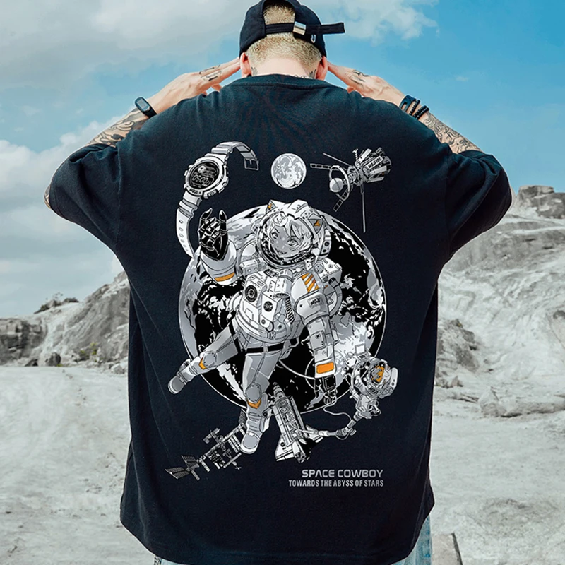 Spaceman Planet Men Oversized T-Shirts Y2k Anime Hip-Hop Streetwear Tops Tee Short Sleeve Tee Summer Vintage Cotton T-Shirts 5XL
Spaceman Planet Men Oversized T-Shirts Y2k Anime Hip-Hop Streetwear Tops Tee Short Sleeve Tee Summer Vintage Cotton T-Shirts 5XL