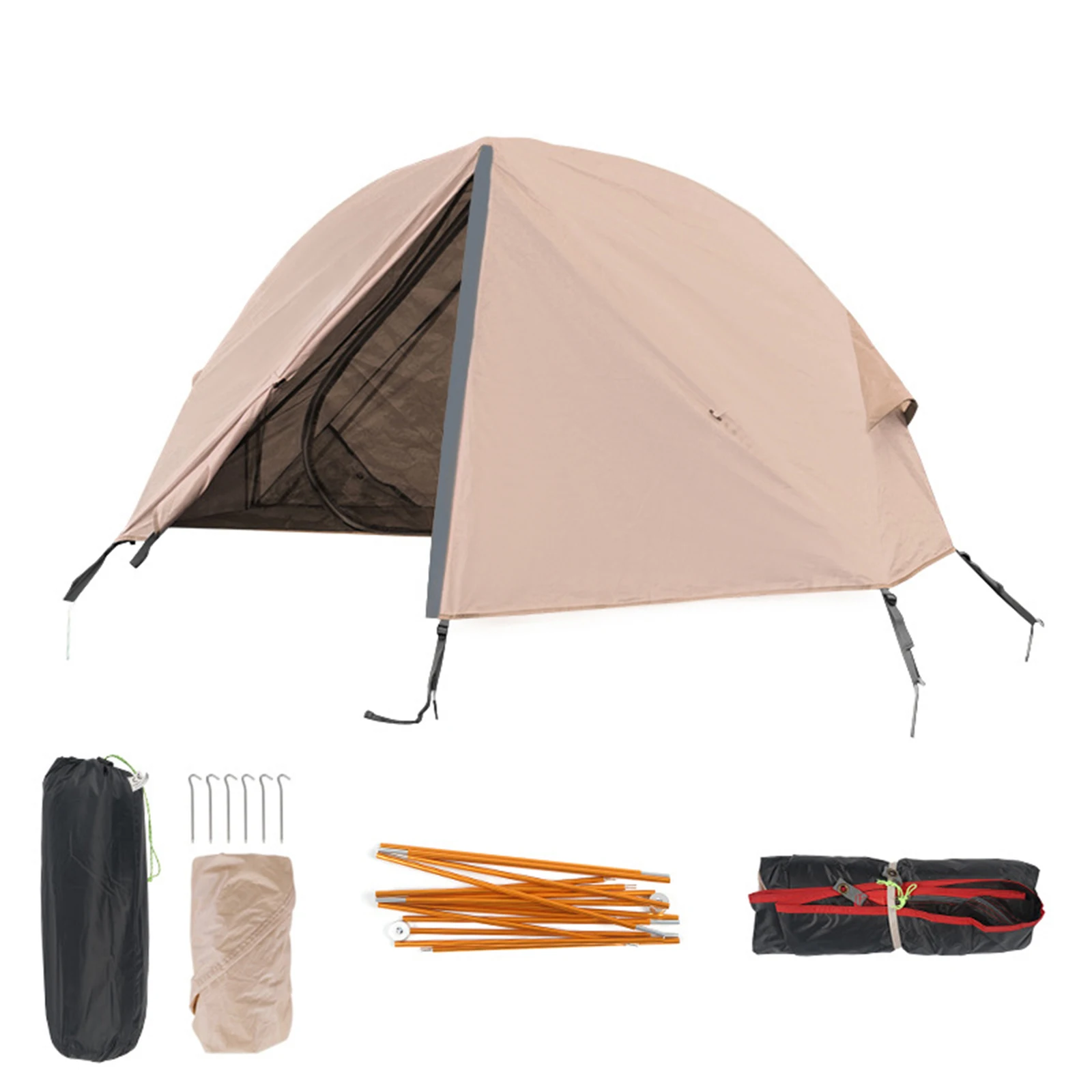 Durable Camping Tent Elevated Shield Mesh Inner Prevent Bugs Sturdy 2-Layer Breathability Interior Pocket Camping
Durable Camping Tent Elevated Shield Mesh Inner Prevent Bugs Sturdy 2-Layer Breathability Interior Pocket Camping