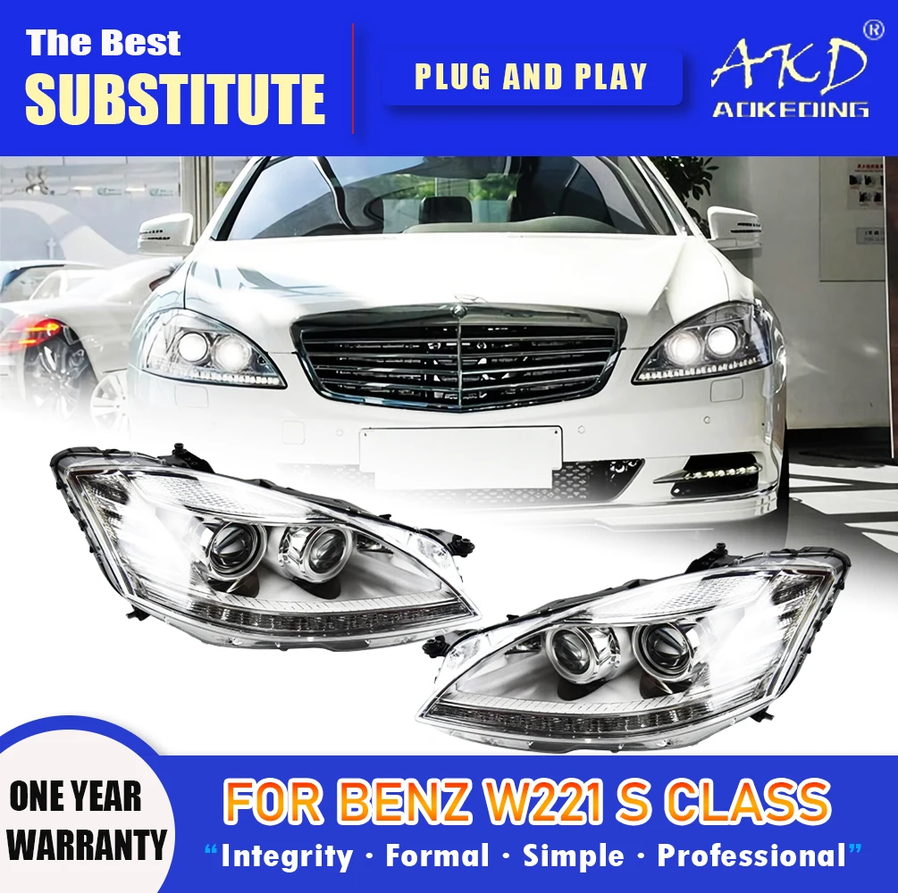 Фара AKD для Benz W221 светодиодный передняя фара 2006-2009 фары S300 S400 DRL сигнал поворота Дальний свет ангельские глазки
Фара AKD для Benz W221 светодиодный передняя фара 2006-2009 фары S300 S400 DRL сигнал поворота Дальний свет ангельские глазки