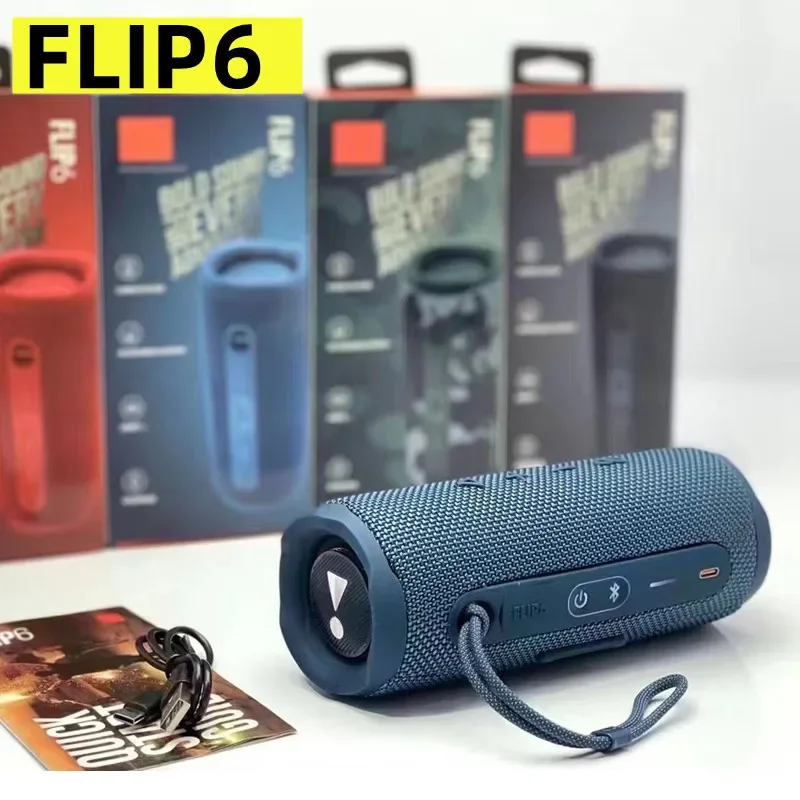 

Flip6 Bluetooth Speaker Portable Wireless Home Theater Dual Speakers TWS MultiFunction Outdoor Card Subwoofer Music Caixa De Som