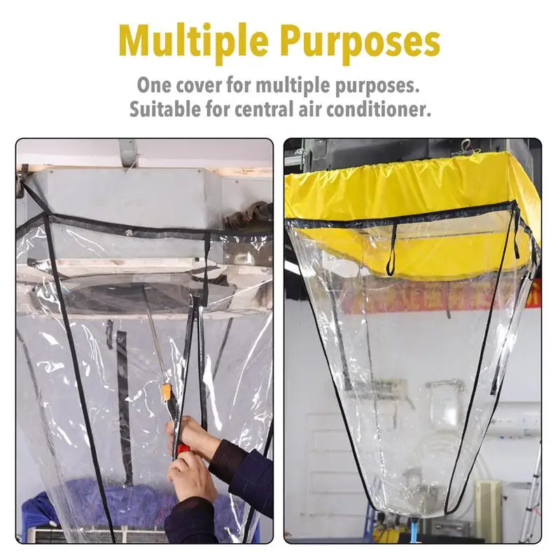 Reusable Waterproof Cover Protective Sleeve Air Conditioner Cleaning Cover Ceiling Unit Cleaning Cover Cleaning Tool Cover
Reusable Waterproof Cover Protective Sleeve Air Conditioner Cleaning Cover Ceiling Unit Cleaning Cover Cleaning Tool Cover