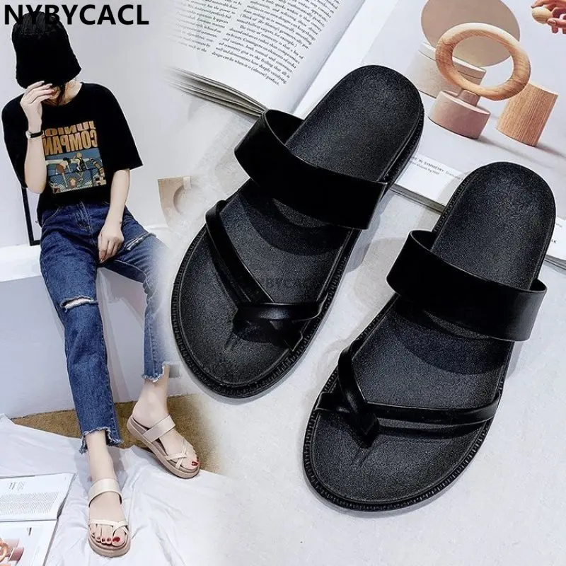 Summer Solid Color Flat Sandals Fashion Open Toe Outdoor Slippers Casual Beach Women's Shoes Plus Size Zapatos De Mujer Slides
Summer Solid Color Flat Sandals Fashion Open Toe Outdoor Slippers Casual Beach Women's Shoes Plus Size Zapatos De Mujer Slides