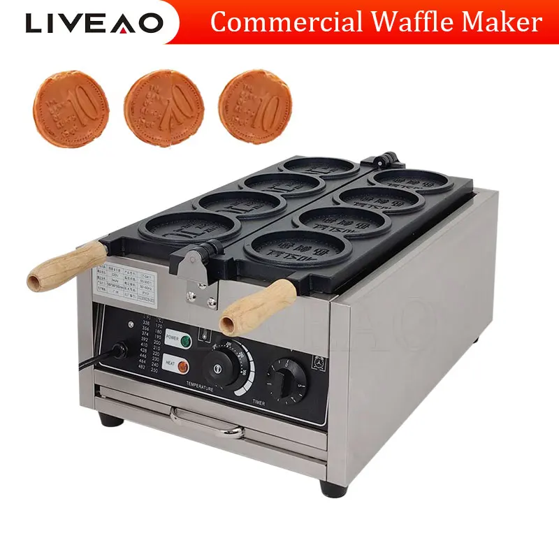 Customized Badge Snack Equipment New Snack 3-Piece Commercial Round Coin Waffle Maker
Customized Badge Snack Equipment New Snack 3-Piece Commercial Round Coin Waffle Maker