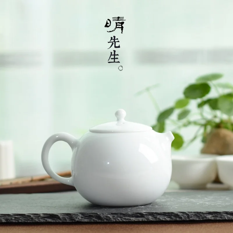 Фарфоровый горшок Ruyu с белыми яичными ракушками, перевернутый чайный горшок Xi Shi, домашний большой одинарный чайник Цзиндэчжэнь для приготовления керамического чая
Фарфоровый горшок Ruyu с белыми яичными ракушками, перевернутый чайный горшок Xi Shi, домашний большой одинарный чайник Цзиндэчжэнь для приготовления керамического чая