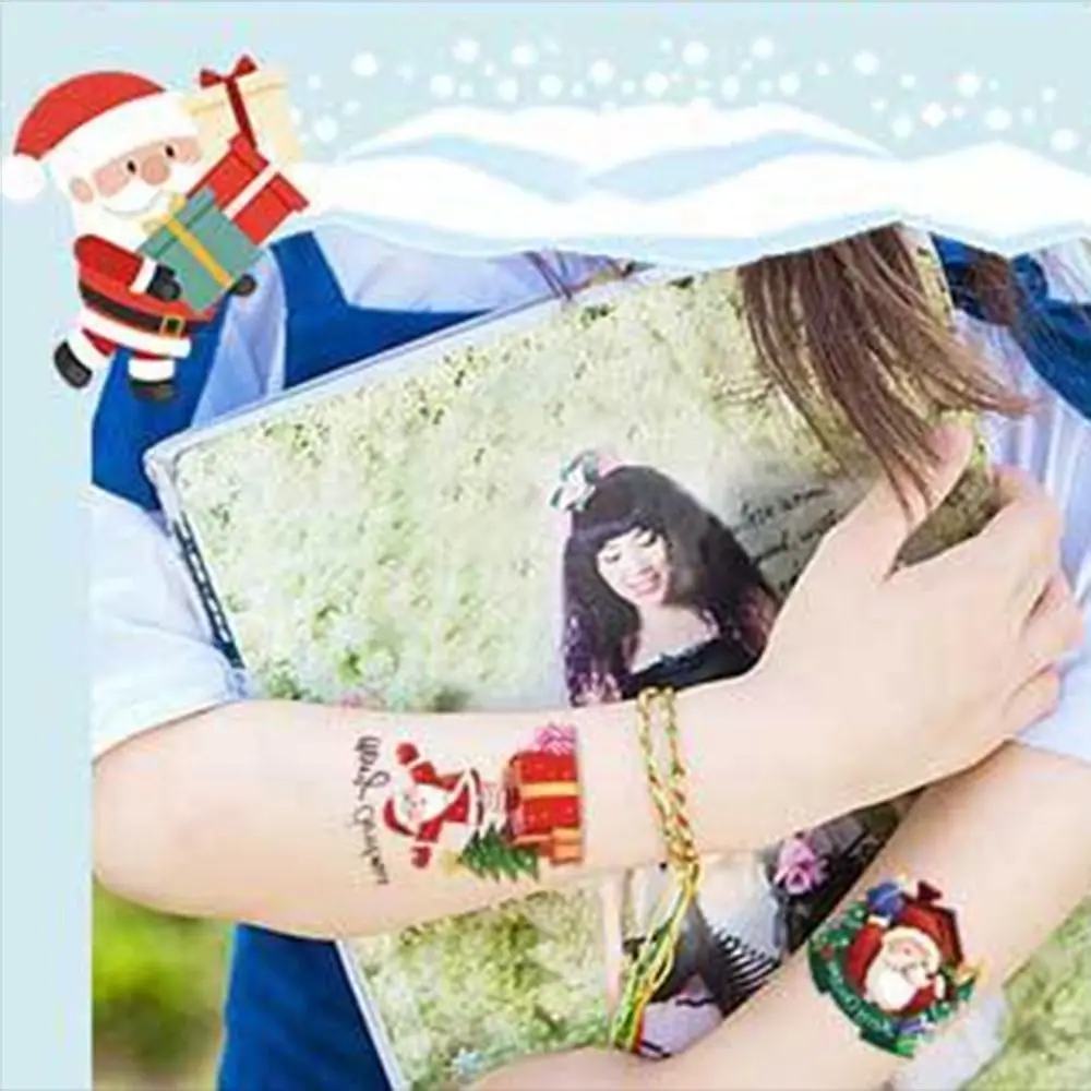 20pcs Waterproof Christmas Temporary Tattoo Stickers Santa Claus Long Lasting Disposable Tattoo Sticker Cartoon Snowman
20pcs Waterproof Christmas Temporary Tattoo Stickers Santa Claus Long Lasting Disposable Tattoo Sticker Cartoon Snowman