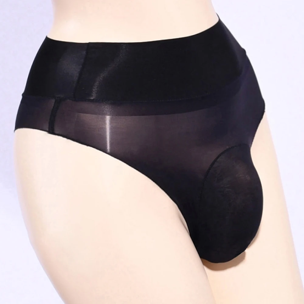Men Sheer High Waist Glossy Oily Pouch Panties Silk Slippery High Elastic Underwear Solid Thin Brief Erotic Big Pouch Underpant
Men Sheer High Waist Glossy Oily Pouch Panties Silk Slippery High Elastic Underwear Solid Thin Brief Erotic Big Pouch Underpant