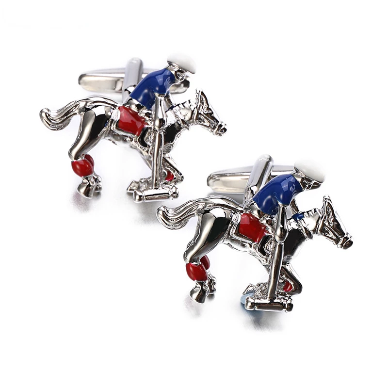 

Men's Cufflinks High-end Personality Riding Equestrian Sports Cuff Links French Shirts Cuffs Accessories Jewelry Gifts for Men