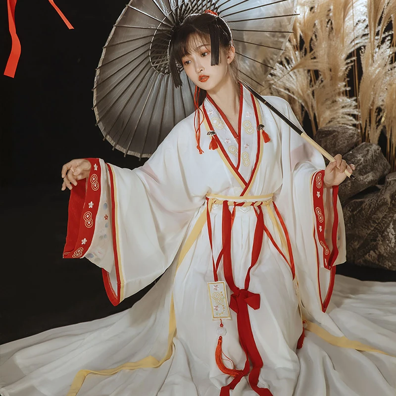 

Woman Hanfu Costume for Costume Traditional Han Dynasty Princess Dress Swordsman Clothing Lady Carnival Party Cosplay Clothing