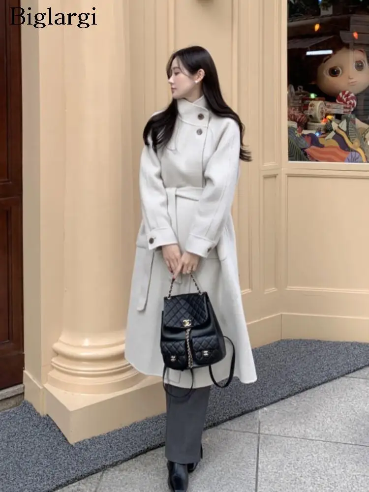Woolen Winter Turtleneck Long Coat Women Korean Vintage Fashion Pleated Ladies Jackets Long Sleeve New Woman Jackets Coats 2023
Woolen Winter Turtleneck Long Coat Women Korean Vintage Fashion Pleated Ladies Jackets Long Sleeve New Woman Jackets Coats 2023