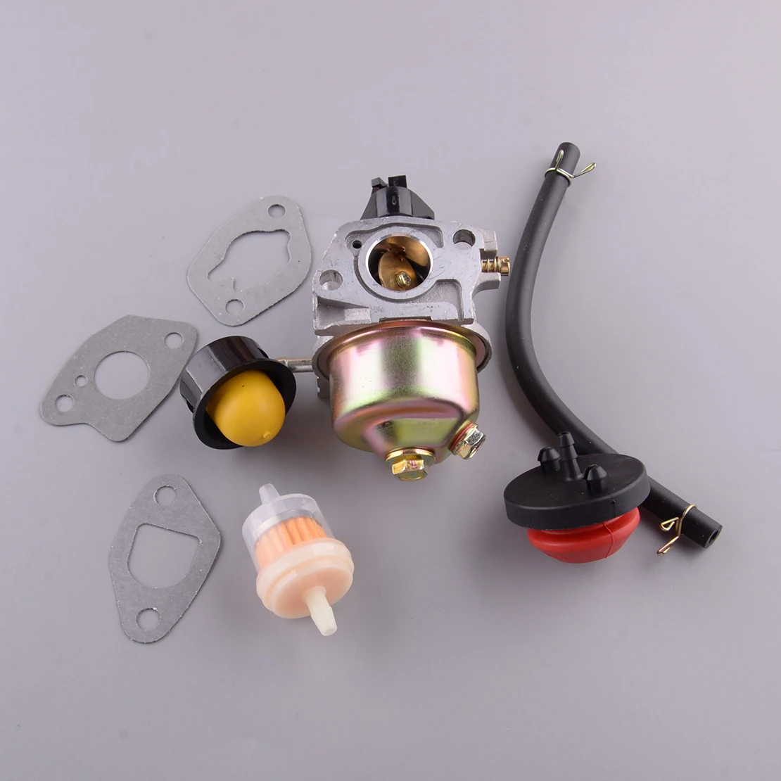 

Carburettor Gasket Pump Primer Hose Filter Kit Set Fit For MTD Thorx 45 & Thorx 55 Motor Types 1P70
