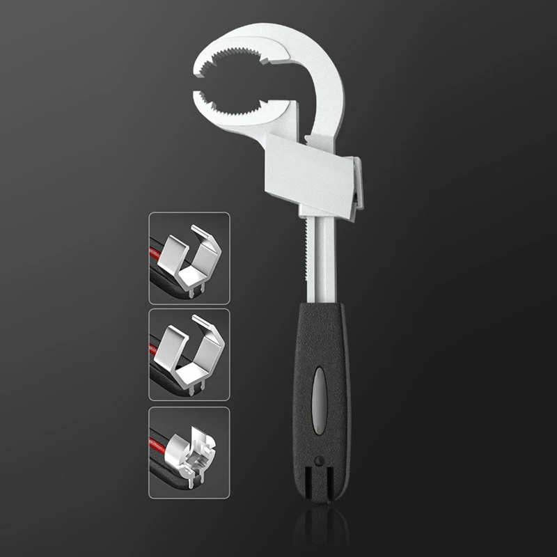 Adjustable Multifunctional Wrench Opening Bathroom Spanner Wrench Nut Hand Tool Repair Tools Fits for Bathroom Q81C
Adjustable Multifunctional Wrench Opening Bathroom Spanner Wrench Nut Hand Tool Repair Tools Fits for Bathroom Q81C