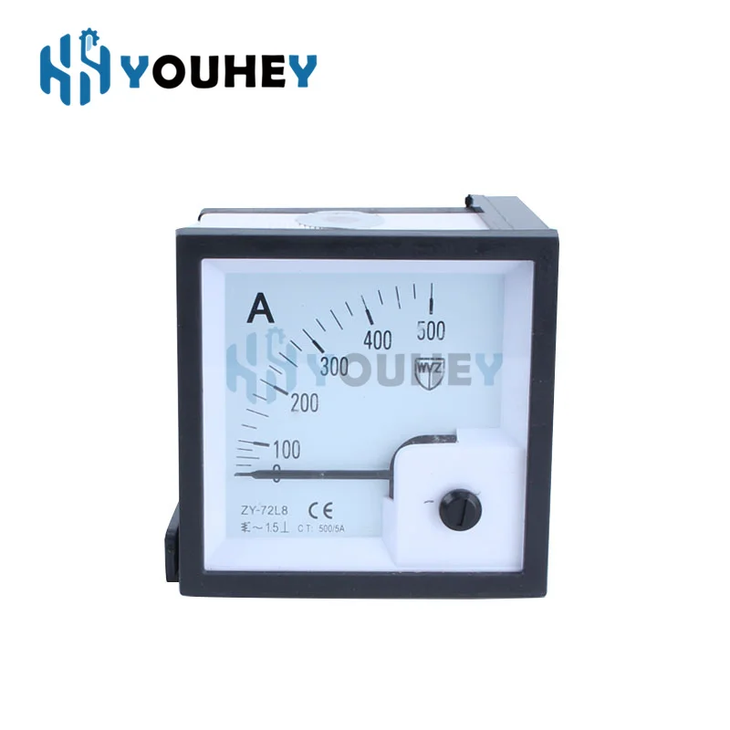 500/5A Square Analog Panel Voltmeter ZY-72L8 Diesel generator unit pointer meter
500/5A Square Analog Panel Voltmeter ZY-72L8 Diesel generator unit pointer meter