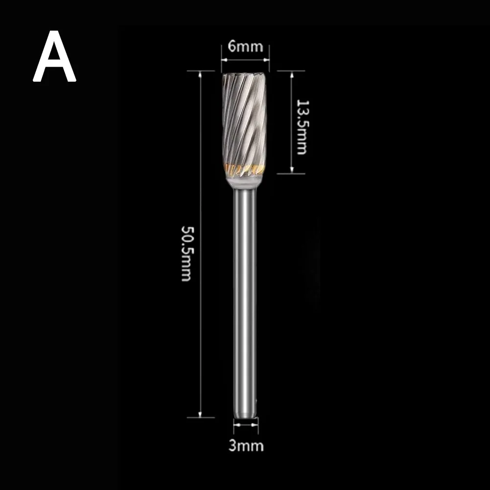 3mm Shank Tungsten Steel Solid Carbide Burrs Bits Burrs Carving Cutting Drill Rotary Silver Tool Tungsten Steel
3mm Shank Tungsten Steel Solid Carbide Burrs Bits Burrs Carving Cutting Drill Rotary Silver Tool Tungsten Steel
