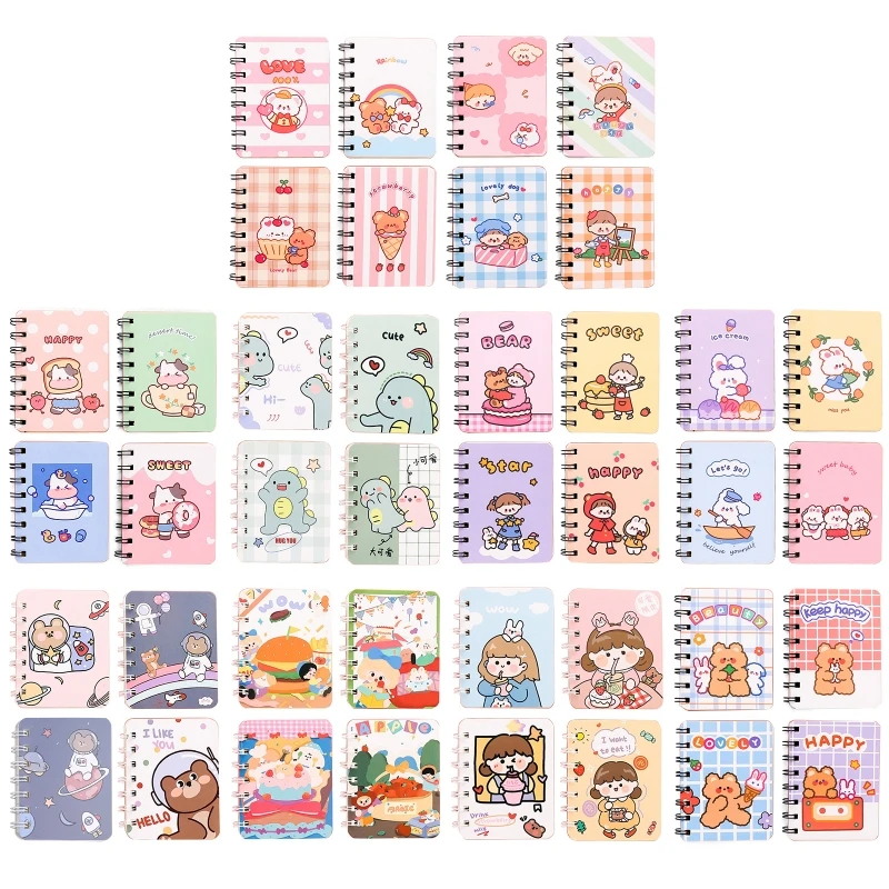 Wirebound Mini Memo Pad Notebook 160 Pages Not Bleeding for Women Girls Students
Wirebound Mini Memo Pad Notebook 160 Pages Not Bleeding for Women Girls Students