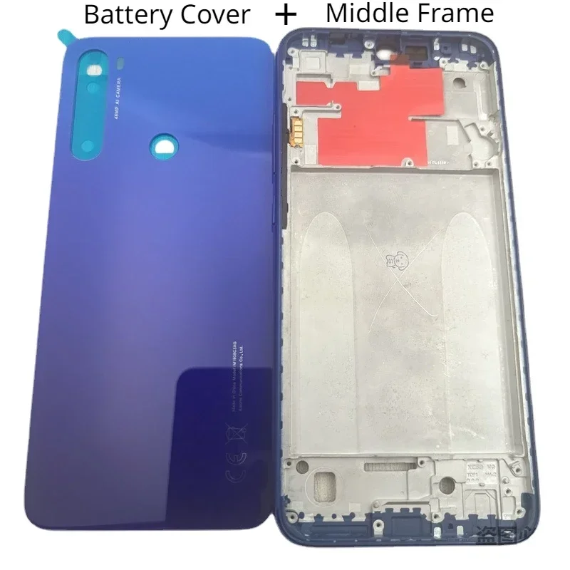 For Redmi Note 8T Middle Frame Full Housing Case Xiaomi Redmi Note 8T Middle Frame+Glass Battery Cover Door Replacement Parts
For Redmi Note 8T Middle Frame Full Housing Case Xiaomi Redmi Note 8T Middle Frame+Glass Battery Cover Door Replacement Parts