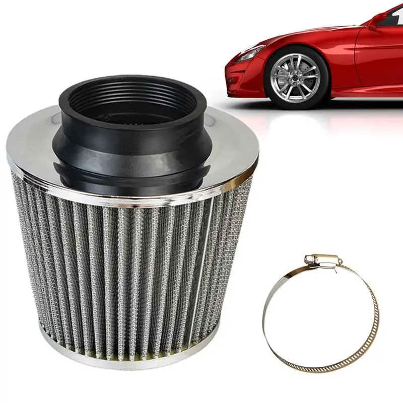 

Round Tapered Air Filter 76mm Universal Automobile Refitting Accessories High-Performance Car Filter High Flow Cold Air Intake