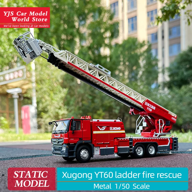 1:50 Xugong YT60 ladder fire rescue vehicle alloy fire model fire gift send cheap birthday gift static decoration
1:50 Xugong YT60 ladder fire rescue vehicle alloy fire model fire gift send cheap birthday gift static decoration