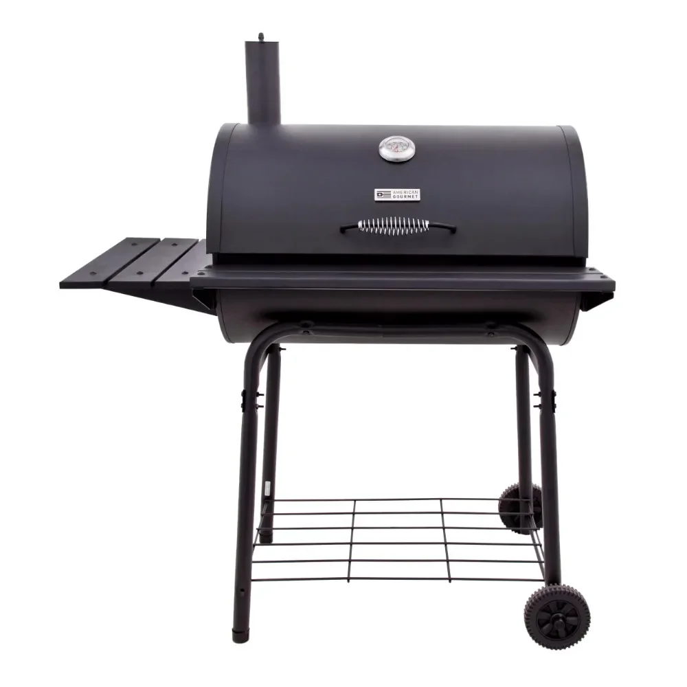 

American Gourmet By 840 Sq in Charcoal Barrel Outdoor GrillFreight Free BBQ Grill Barbecue Stand Kitchen Dining Bar Home Garden