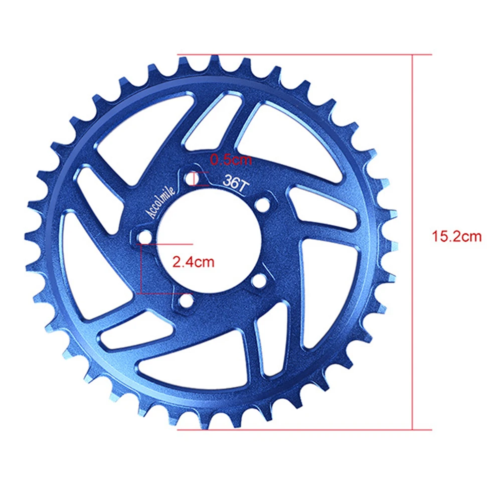 Tooth Chain Chainring Sprocket Narrow-wide Replacement 36T Accessories Deep Tooth Mid-mounted Narrow Wide Pattern
Tooth Chain Chainring Sprocket Narrow-wide Replacement 36T Accessories Deep Tooth Mid-mounted Narrow Wide Pattern