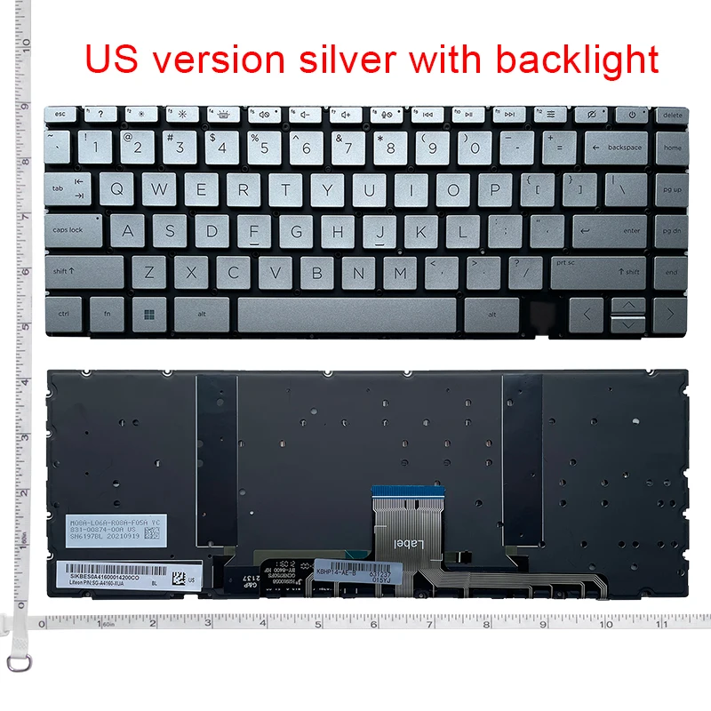 Новая клавиатура для ноутбука HP Spectre x360 14-EA 14-ea0047nr 14-ae023dx с подсветкой
Новая клавиатура для ноутбука HP Spectre x360 14-EA 14-ea0047nr 14-ae023dx с подсветкой